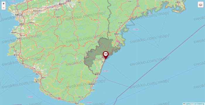 三重県のDCMの店舗地図
