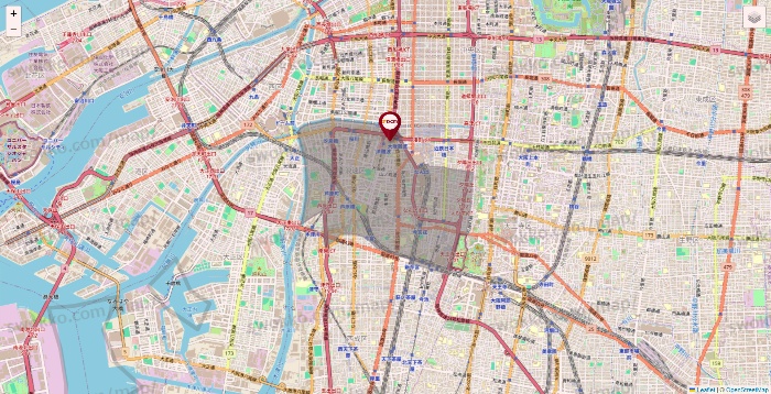 大阪府のDCMの店舗地図