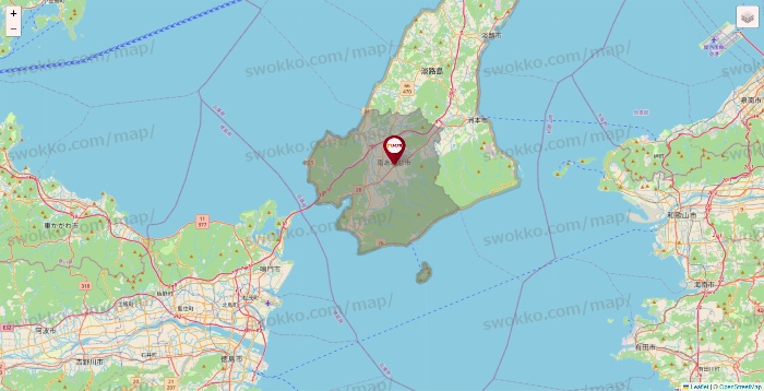兵庫県のDCMの店舗地図
