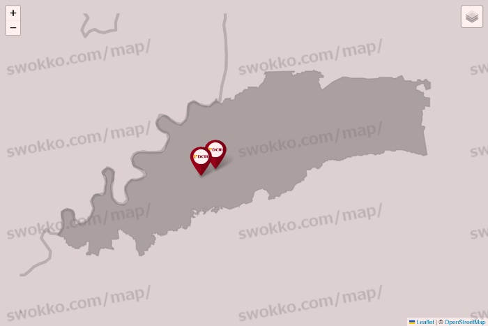 福岡県のDCMの店舗地図