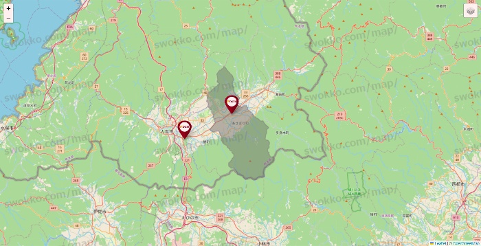 熊本県のDCMの店舗地図