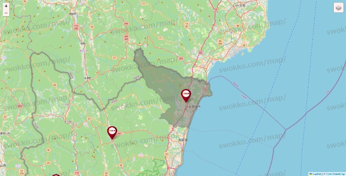 茨城県のDCMの店舗地図