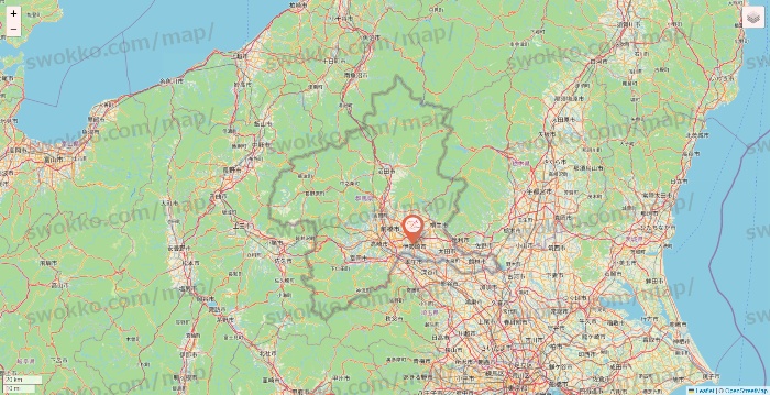 群馬県のDione（ディオーネ）の店舗地図