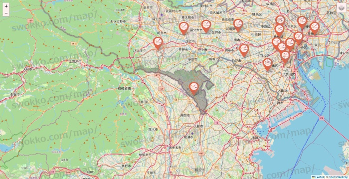 東京都のDione（ディオーネ）の店舗地図