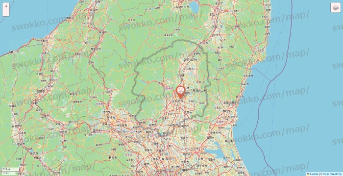 栃木県のDione（ディオーネ）の店舗地図