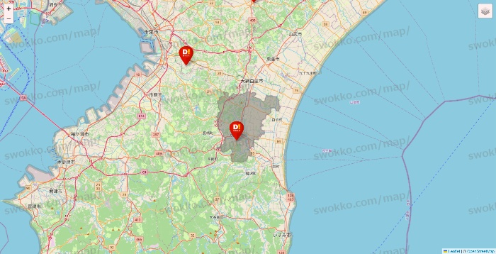 千葉県のDirex（ダイレックス）の店舗地図