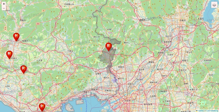 兵庫県のDirex（ダイレックス）の店舗地図