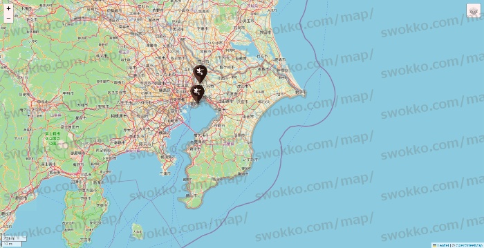 千葉県の土間土間の店舗地図