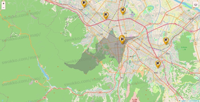 北海道のドン・キホーテの店舗地図