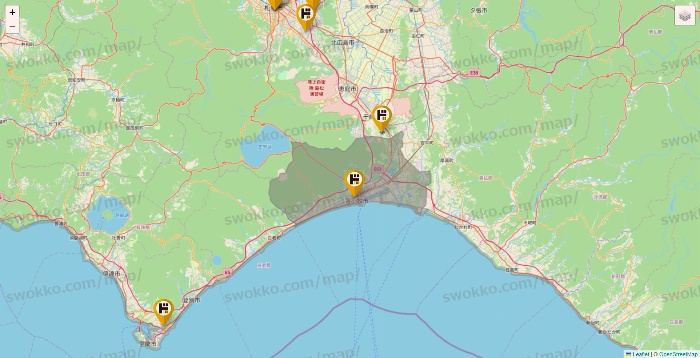 北海道のドン・キホーテの店舗地図