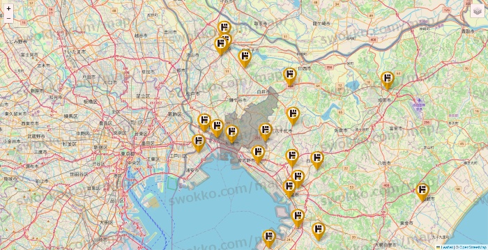 千葉県のドン・キホーテの店舗地図