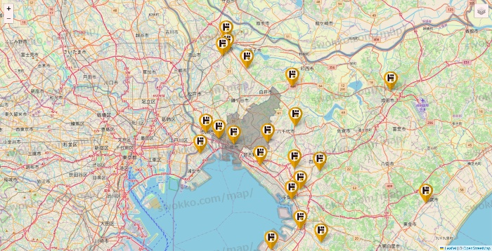 千葉県のドン・キホーテの店舗地図