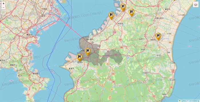 千葉県のドン・キホーテの店舗地図