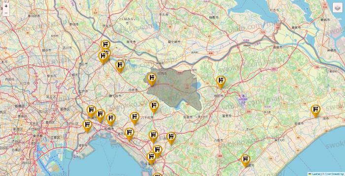 千葉県のドン・キホーテの店舗地図