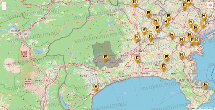神奈川県のドン・キホーテの店舗地図