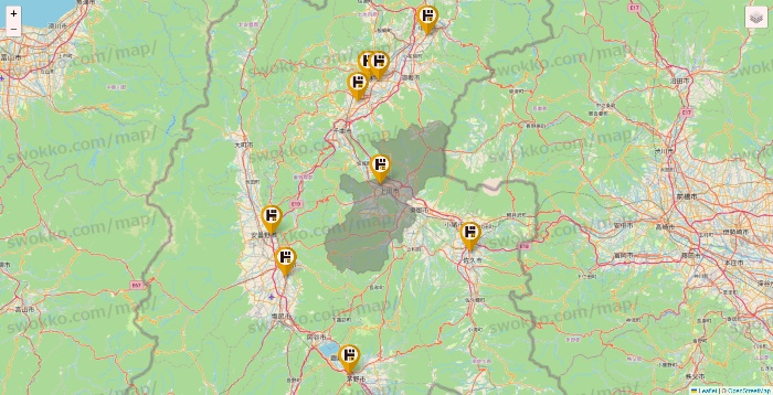 長野県のドン・キホーテの店舗地図