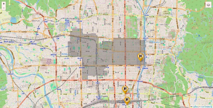 京都府のドン・キホーテの店舗地図