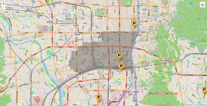 京都府のドン・キホーテの店舗地図