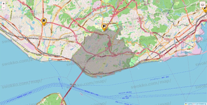 兵庫県のドン・キホーテの店舗地図