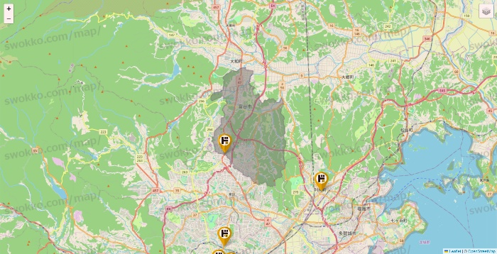 宮城県のドン・キホーテの店舗地図