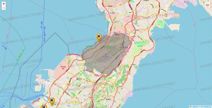 沖縄県のドン・キホーテの店舗地図