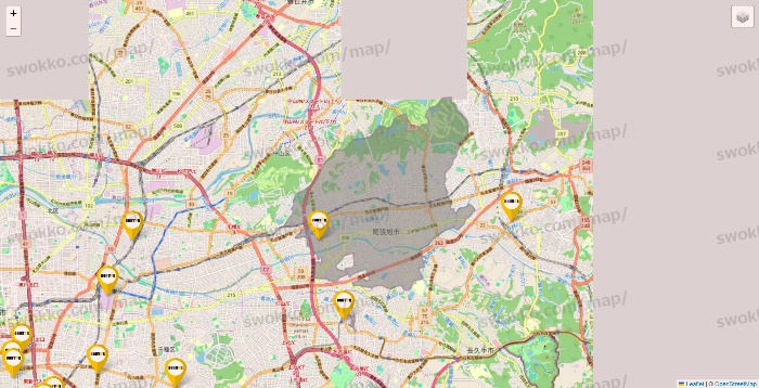 愛知県のドトールの店舗地図