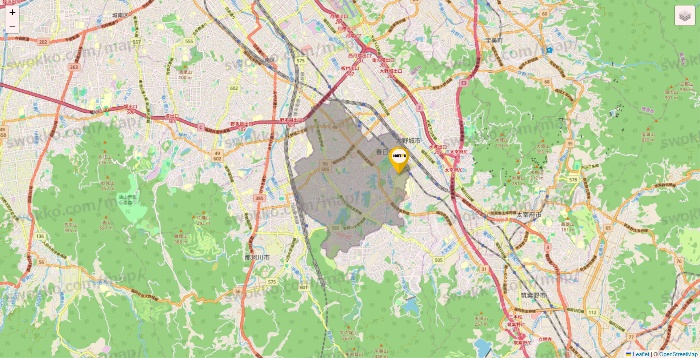福岡県のドトールの店舗地図