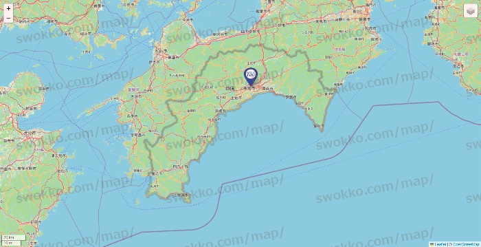 高知県のエステティックTBCの店舗地図