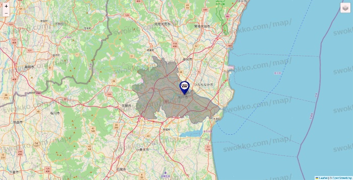 茨城県のエクセルシオールカフェの店舗地図