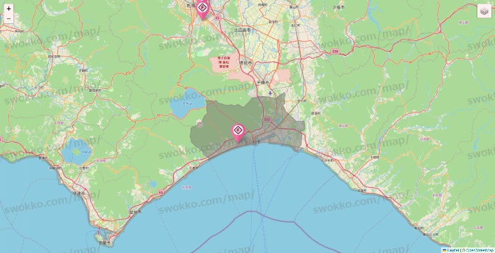 北海道のFIT365の店舗地図