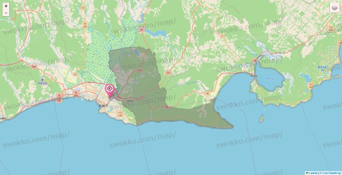 北海道のFIT365の店舗地図