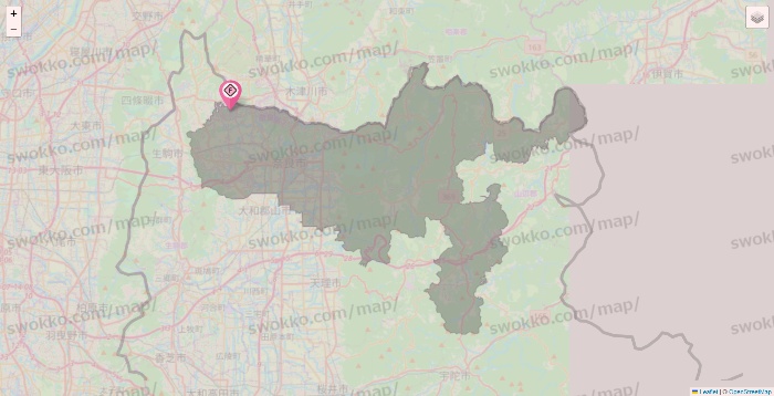 奈良県のFIT365の店舗地図
