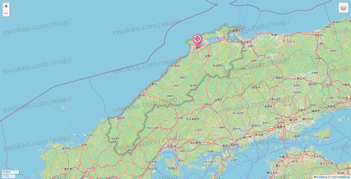 島根県のFIT365の店舗地図