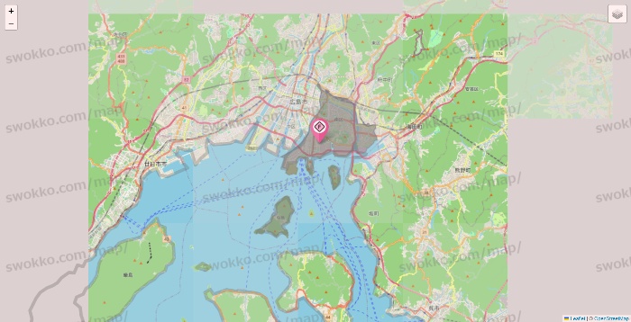広島県のFIT365の店舗地図