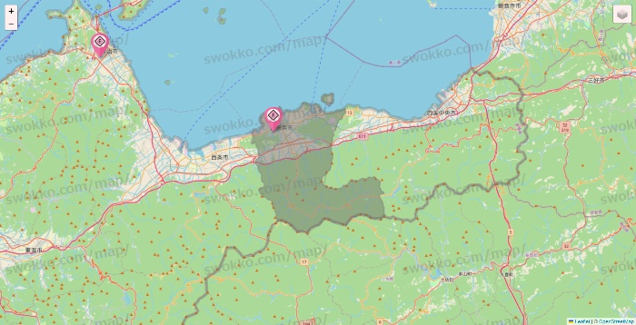 愛媛県のFIT365の店舗地図