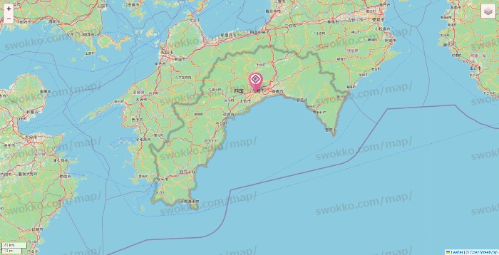 高知県のFIT365の店舗地図