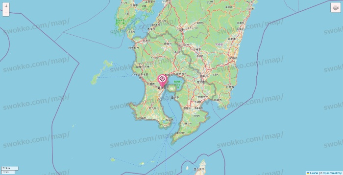 鹿児島県のFIT365の店舗地図