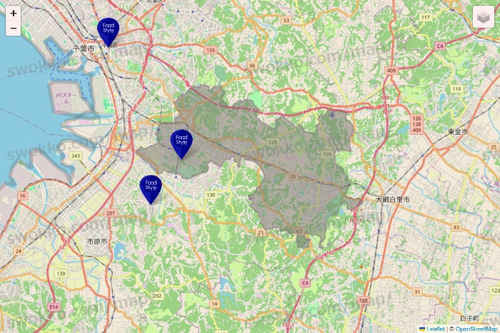 千葉県のFoodStyle（フードスタイル）の店舗地図