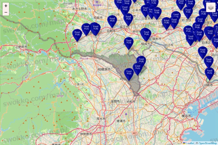 東京都のFoodStyle（フードスタイル）の店舗地図
