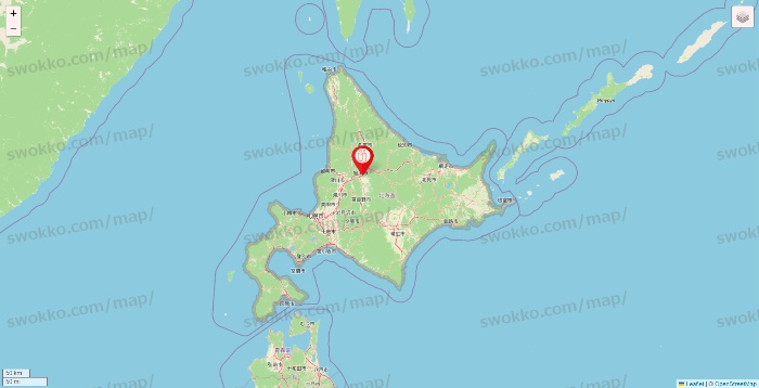 北海道のFURDI（ファディー）の店舗地図