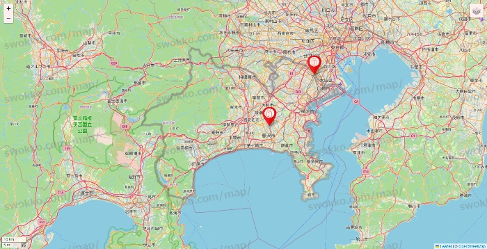 神奈川県のFURDI（ファディー）の店舗地図