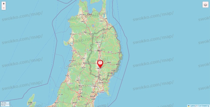 岩手県のFURDI（ファディー）の店舗地図
