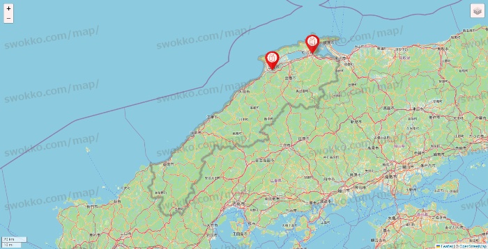 島根県のFURDI（ファディー）の店舗地図