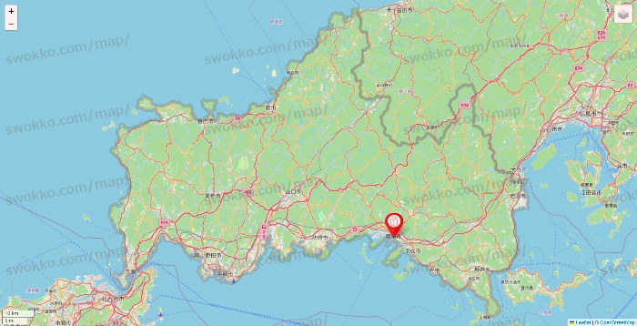山口県のFURDI（ファディー）の店舗地図