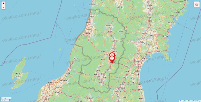 山形県のFURDI（ファディー）の店舗地図