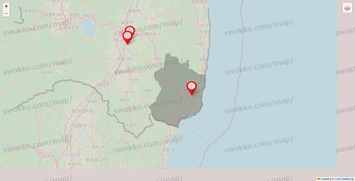 福島県のFURDI（ファディー）の店舗地図
