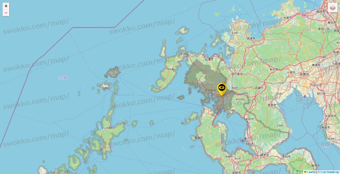 長崎県のゴールドジムの店舗地図