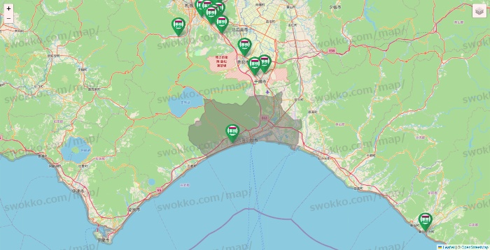 北海道の業務スーパーの店舗地図