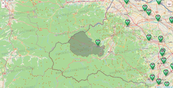 埼玉県の業務スーパーの店舗地図