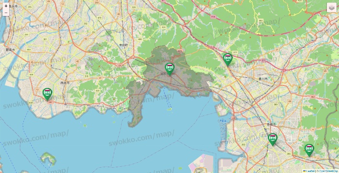 愛知県の業務スーパーの店舗地図